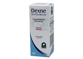 Dexametasona Neomicina Dexne Solución Oft 100 / 500 Mg Frasco 4 Ml