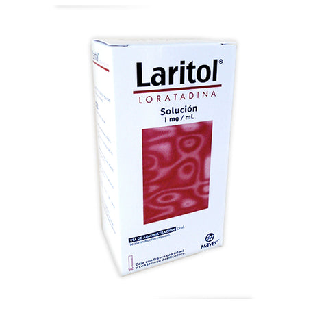 Loratadina Laritol Solución 1 Mg / Ml Frasco 60 Ml