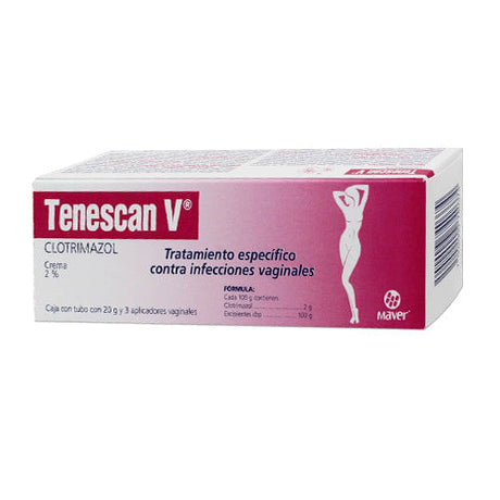 Clotrimazol Tenescan V Crema 2% Tubo 20 G Y Aplic