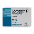 Ketorolaco Lorotec F Sublin 30 Mg Con 4 Tabletas