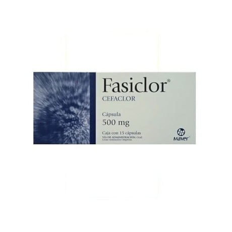 Cefaclor Fasiclor 500 Mg Con 15 Capsulas