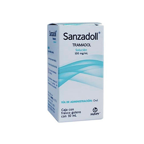 Tramadol Sanzadoll Solución 100 Mg / Ml Frasco 10 Ml