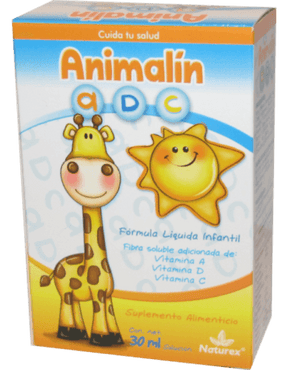 Vitamina A D C Animalin Solución Frasco 30 Ml Naturex