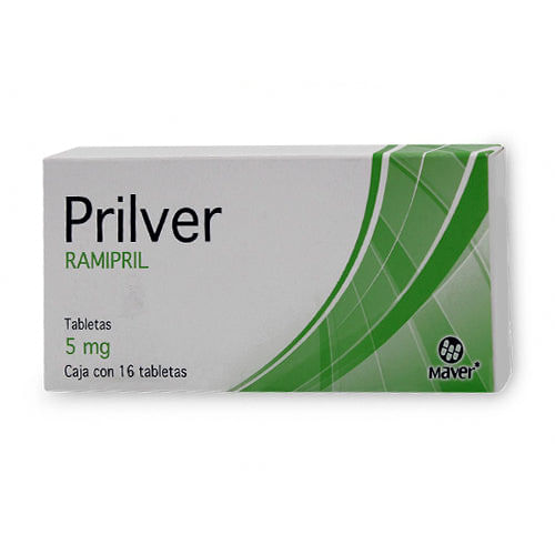 Ramipril Prilver 5 Mg Con 16 Tabletas