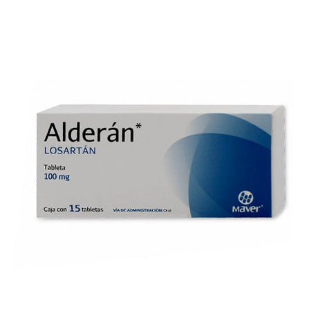 Losartan Alderan 100 Mg Con 15 Tabletas