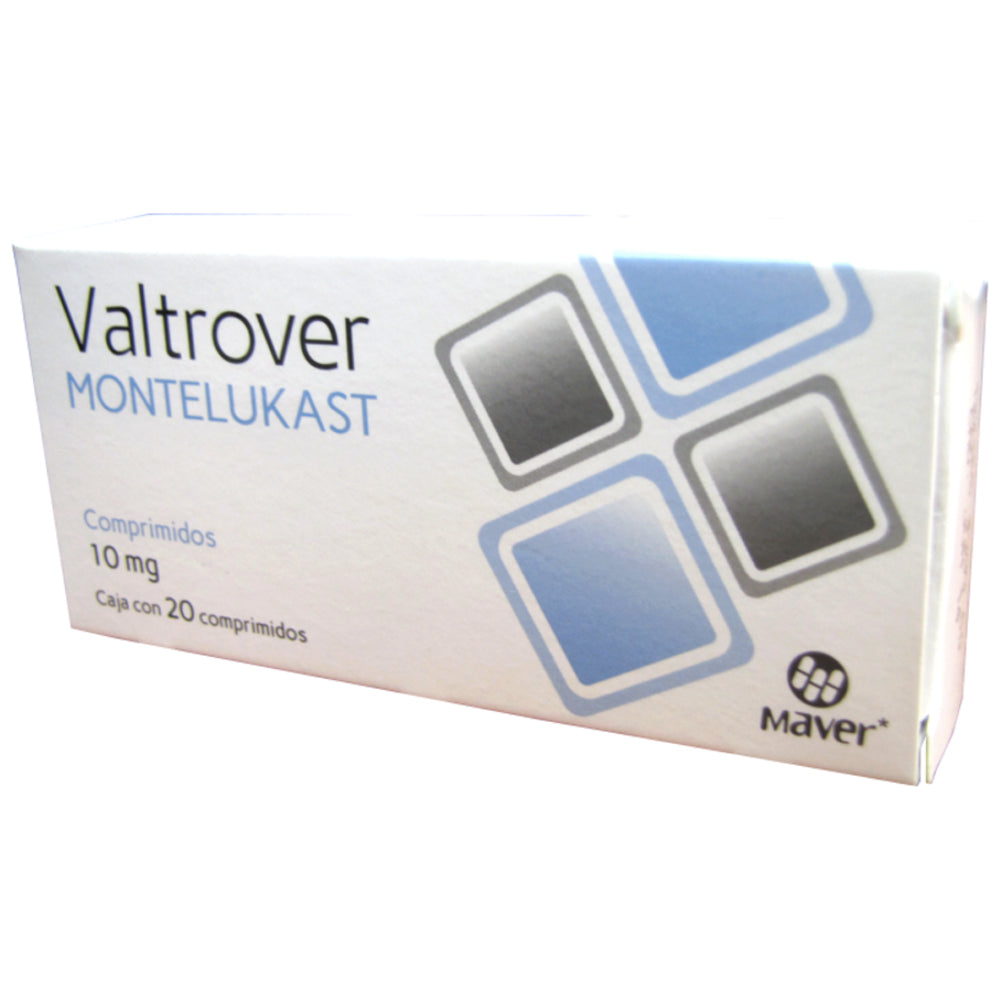 Montelukast Valtrover 10 Mg Con Con 20 Comprimido