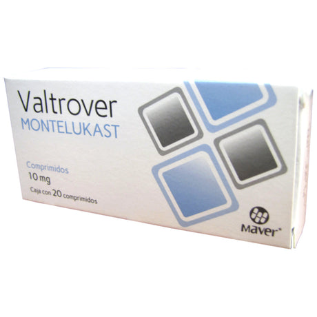 Montelukast Valtrover 10 Mg Con Con 20 Comprimido