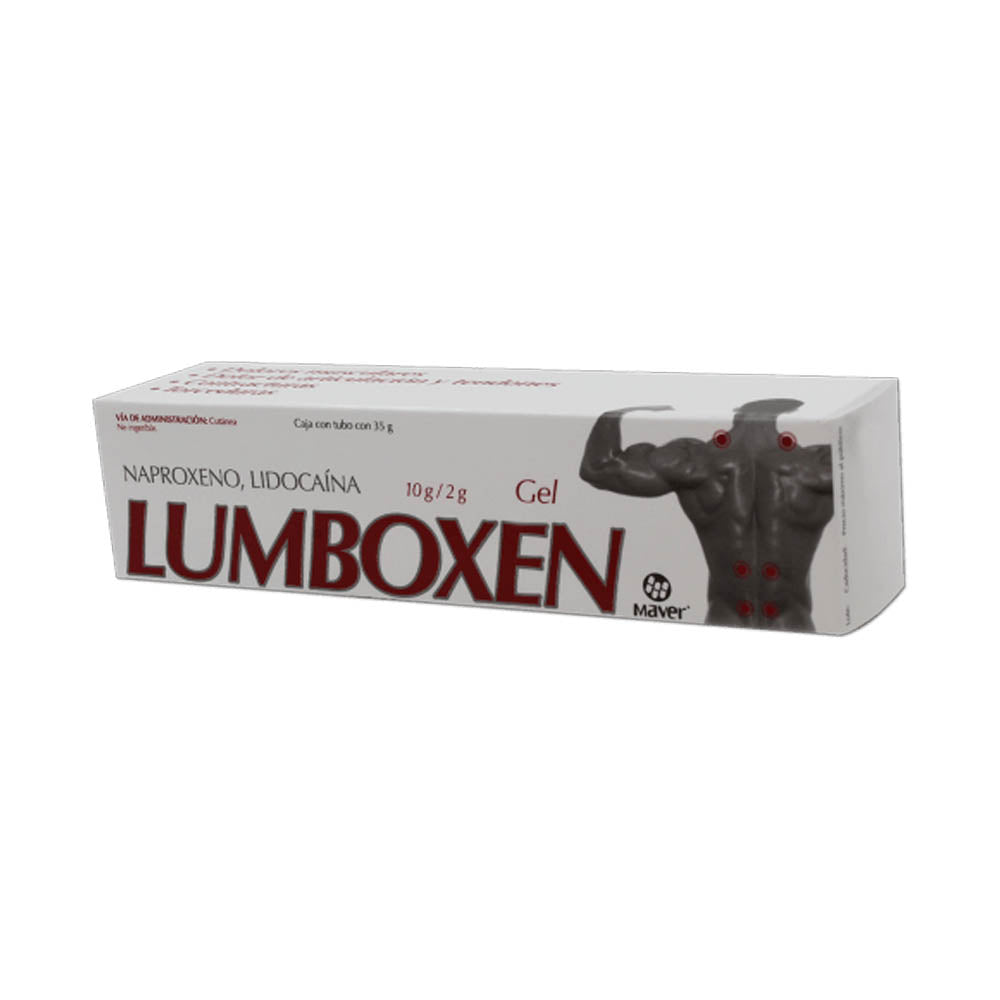 Naproxeno Lidocaina Lumboxen Rojo Gel 10 / 2 G Tubo 35 G