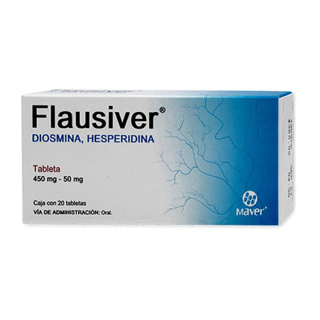 Diosmina Hesperidina Flausiver 450 / 50 Mg Con 20 Tabletas