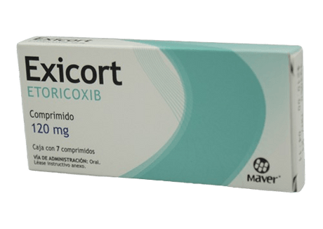 Etoricoxib Exicort 120 Mg Con Con 7 Comprimido