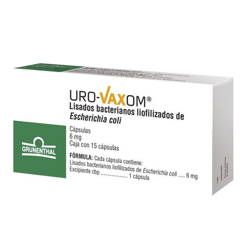 Uro-Vaxon 6.0 Mg Con 15 Capsulas