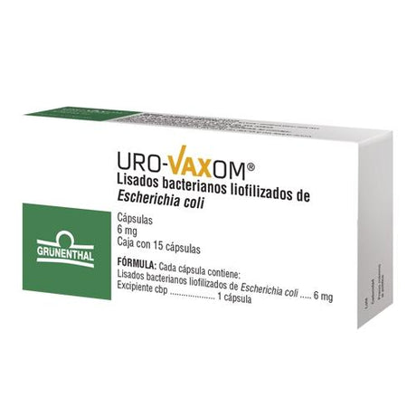 Uro-Vaxon 6.0 Mg Con 15 Capsulas