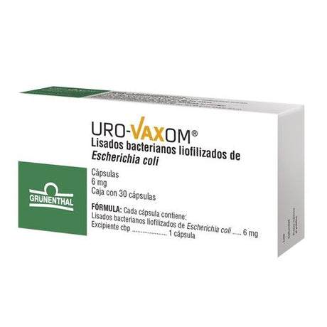 Uro-Vaxon 6 Mg Con 30 Capsulas