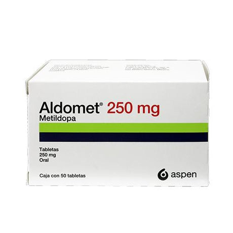 Aldomet 250 Mg Con 50 Tabletas