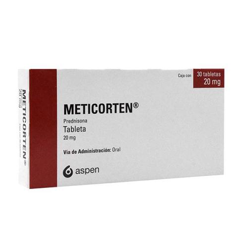 Meticorten 20 Mg Con 30 Tabletas