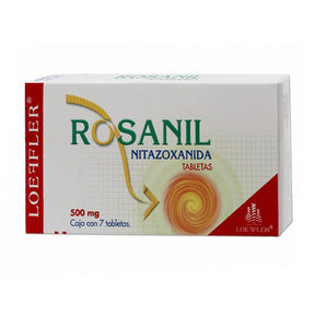 Nitazoxanida Rosanil 500 Mg Con 7 Tabletas