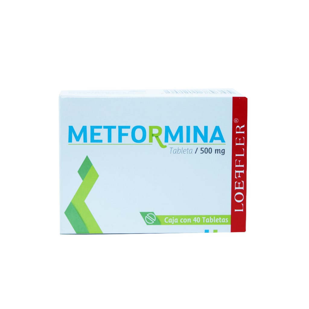 Metformina 500 Mg Con 40 Tabletas Loeffler Generico