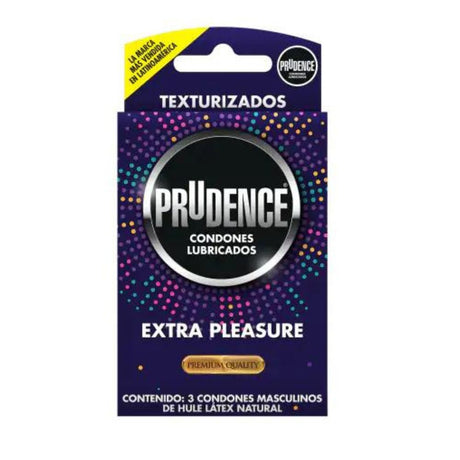 Preservativo Prudence Ext Pleasure Con 3
