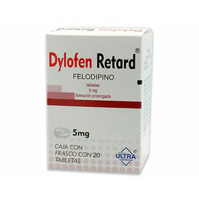 Felodipino Dylofen Retard 5 Mg Con 20 Tabletas Generico Ultra
