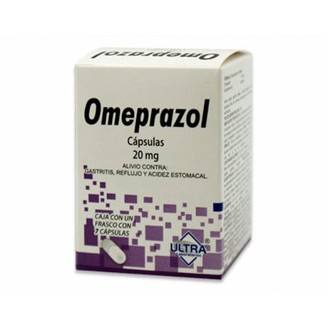 Omeprazol 20 Mg Con 7 Capsulas Generico Ultra