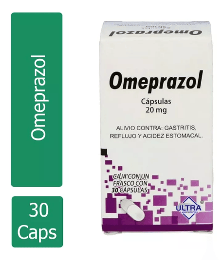 Omeprazol 20 Mg Con 30 Tabletas Ultra / Avivia Generico