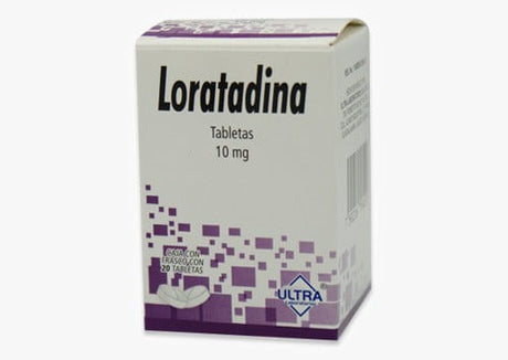 Loratadina 10 Mg Con 20 Tabletas Ultra Generico