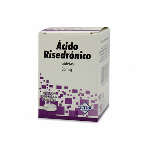 Acido Risedronico 35 Mg Con 4 Tabletas Ultra Generico