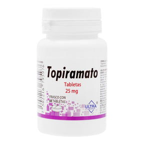 Topiramato 25 Mg Con 60 Tabletas Ultra Generico