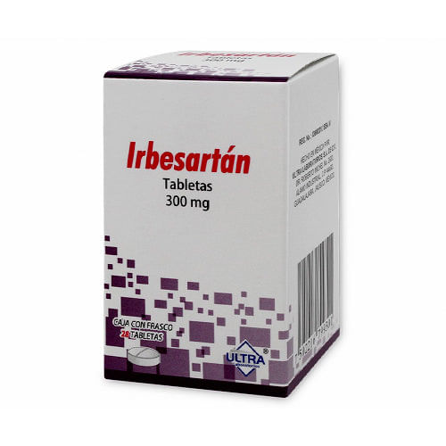 Irbesartan 300 Mg Con 28 Tabletas Ultra / Avivia Generico