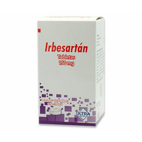 Irbesartan 150 Mg Con 14 Tabletas Generico Ultra
