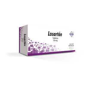 Losartan 50 Mg Con 30 Tabletas Ultra Generico