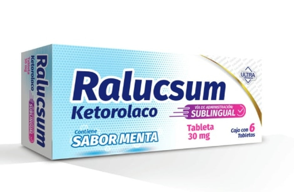 Ketorolaco Ralucsum 30 Mg Con 6 Tabletas
