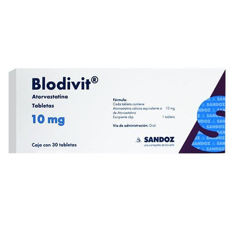 Blodivit 10 Mg Con 30 Tabletas