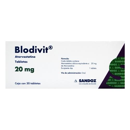 Blodivit 20 Mg Con 30 Tabletas