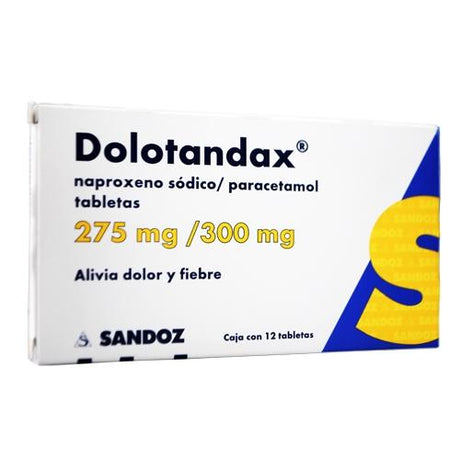 Dolo Tandax 275 Mg / 300 Mg Con 12 Tabletas