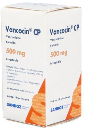 Vancocin-Cp 500 Mg Solución Iny