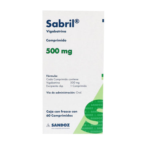 Sabril 500 Mg Con 60 Tabletas