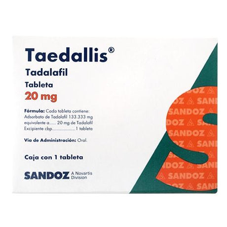 Taedallis 20 Mg Con 1 Tableta