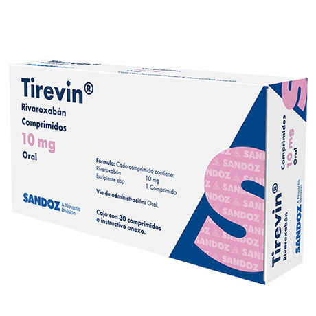 Tirevin 10 Mg Con 30 Tabletas