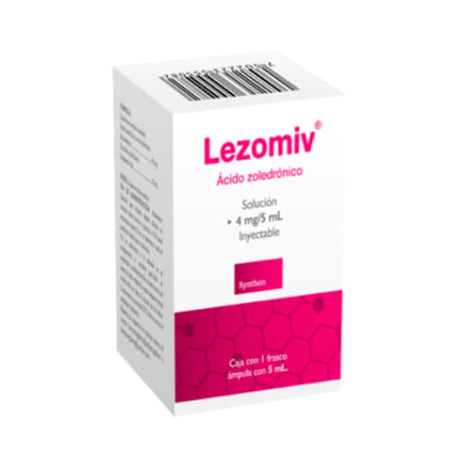 Lezomiv Acido Zolendronico 4 Mg / 5 Ml