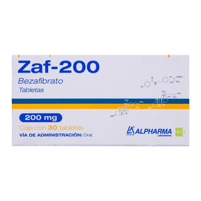 Zaf-200 200 Mg Con 30 Tabletas
