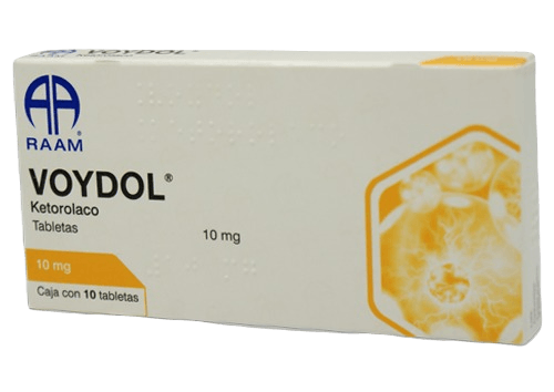 Ketorolaco Voydol 10 Mg Con 10 Tabletas