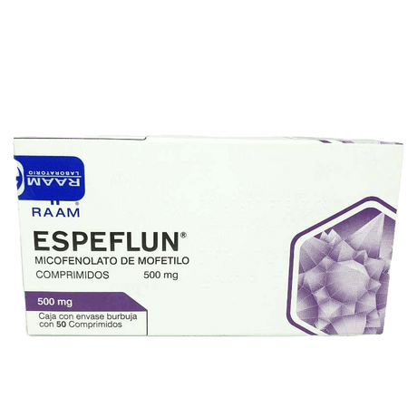Espeflun Micofenolato De Mofetilo 500 Mg 50 Comprimidos