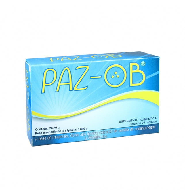 Paz-Ob Sup Alim Con 30 Capsulas