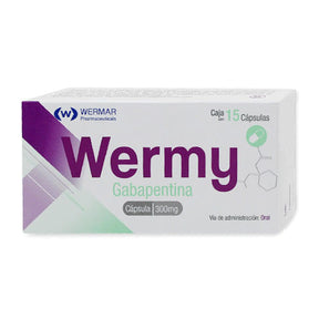 Gabapentina Wermy 300 Mg Con 15 Capsulas