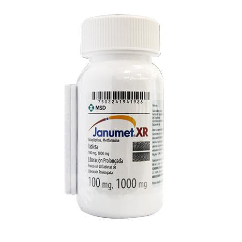 Janumet Xr 100 Mg / 10000 Mg Con 28 Tabletas