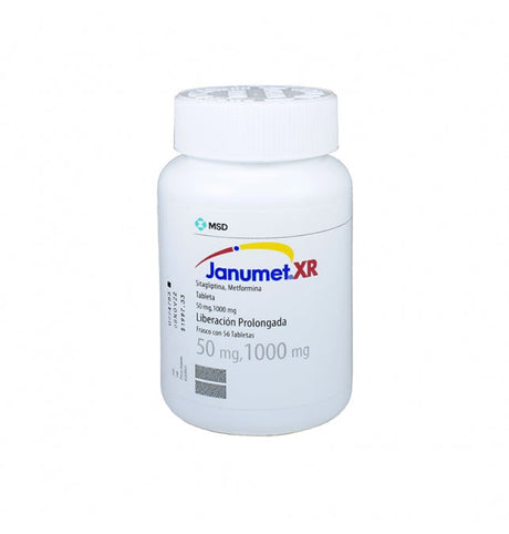 Janumet Xr 50 Mg / 1000 Mg Con 56 Tabletas Lp