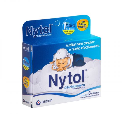 Nytol 50 Mg Con 8 Tabletas