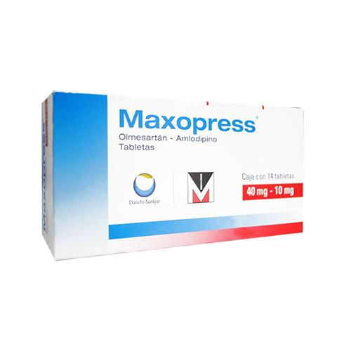 Maxopress 40 Mg 10 Mg Con 14 Tabletas