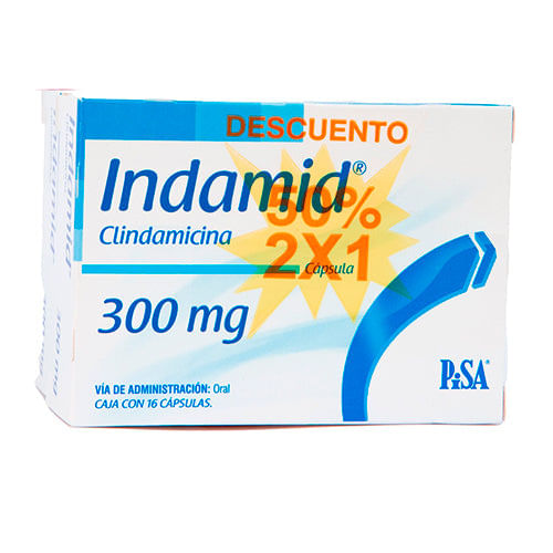 Indamid 300 Mg Con 16 Capsulas 2X1